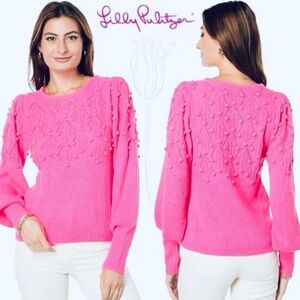 $100.00 off!!!! NWT LILLY PULITZER Pink Sweater